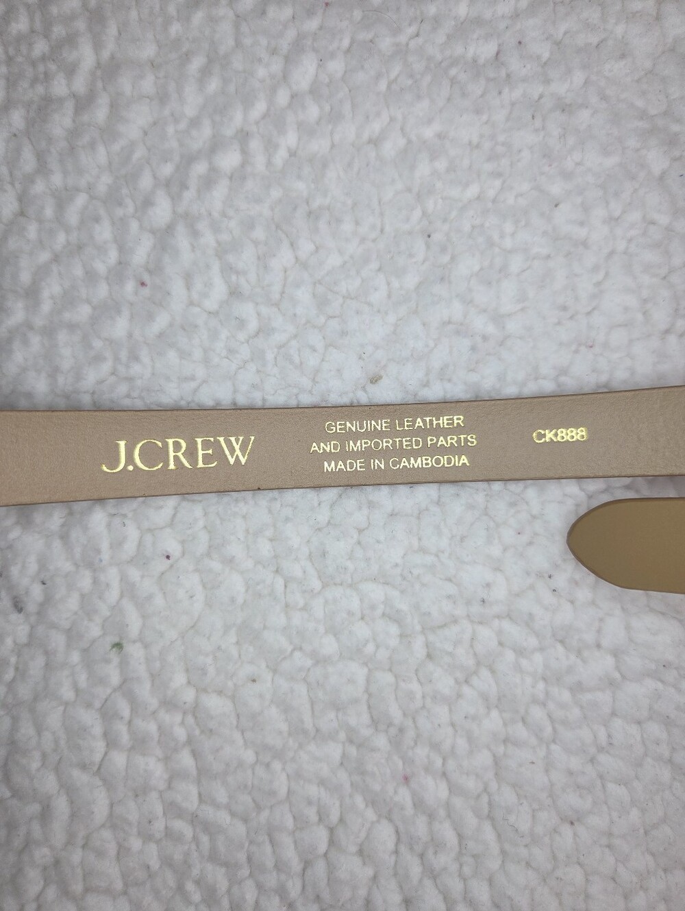 JCrew Oval Buckle Skinny Belt XS - Picture 4 of 6